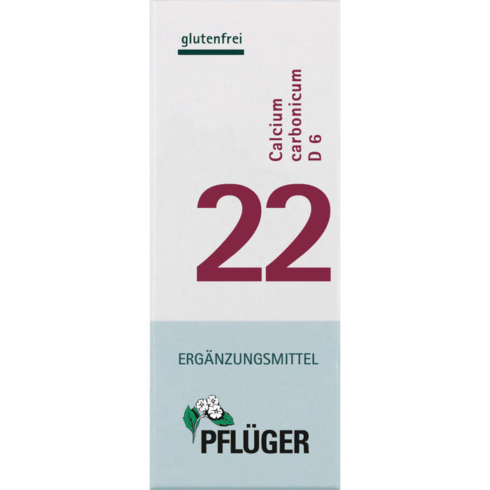 Biochemie Nr.22 Calcium carbonicum D6 Pflüger Tbl., 400 St. Tabletten