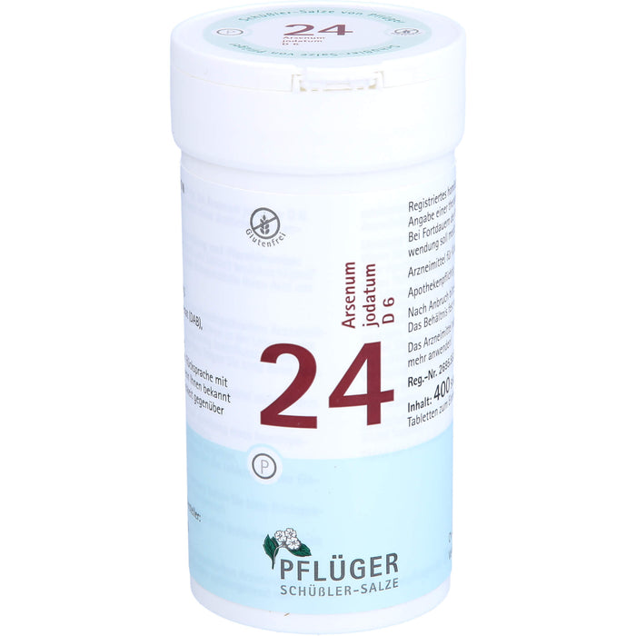 PFLÜGER Biochemie Nr.24 Arsenum jodatum D6 Tabletten, 400 St. Tabletten