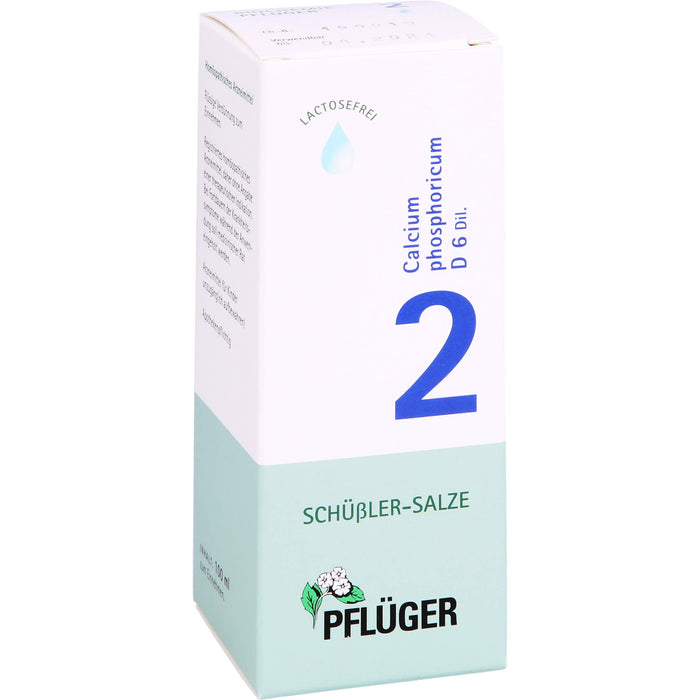 Biochemie Nr.2 Calcium phosphoricum D6 Pflüger Dil., 100 ml TRO