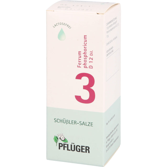 Biochemie Nr.3 Ferrum phosphoricum D12 Pflüger Dil., 100 ml TRO