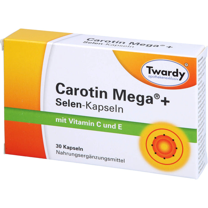 Twardy Carotin Mega + Selen-Kapseln, 30 St. Kapseln