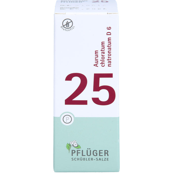 PFLÜGER Biochemie 25 Aurum chloratum natronatum D 6 Tabletten, 100 St. Tabletten