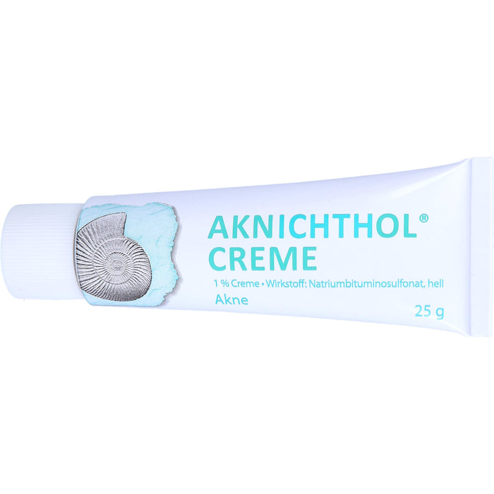 Aknichthol Creme 1% bei Akne, hautgetönt, 25 g Creme