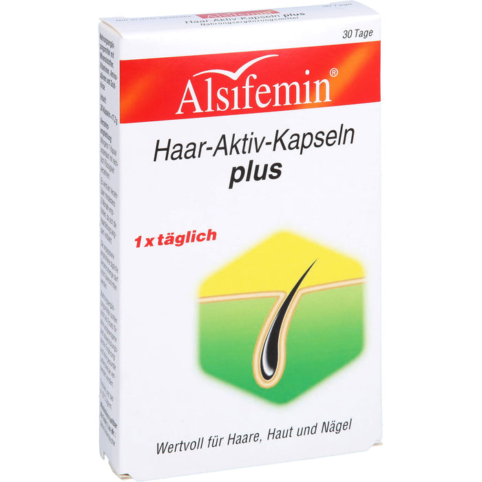 Alsifemin Haar-Aktiv-Kapseln plus, 30 pcs. Capsules