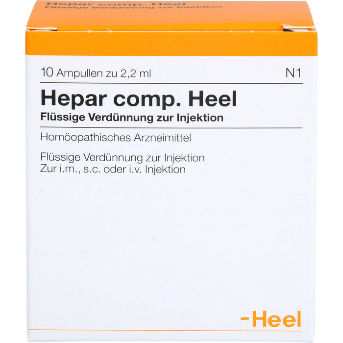 Hepar comp. Heel Ampullen, 10 pcs. Ampoules