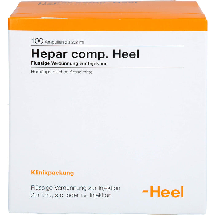 Hepar comp. Heel Amp., 100 St. Ampullen