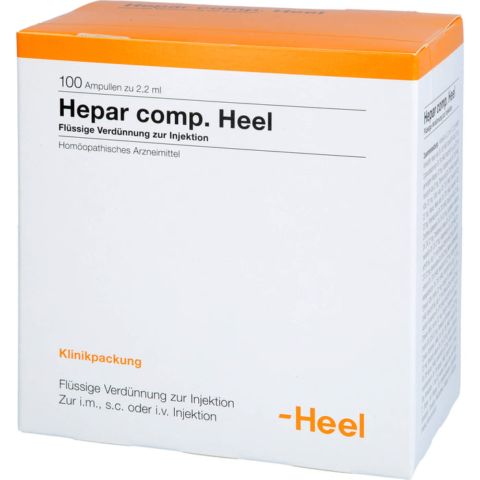 Hepar comp. Heel flüssige Verdünnung, 100 pcs. Ampoules