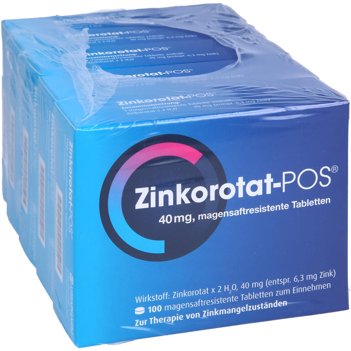 Zinkorotat - POS 40 mg Tabletten, 500 pc Tablettes