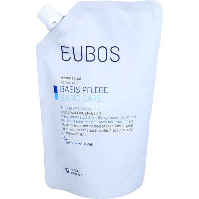 Eubos flüssig Blau Nachfüllbeutel, 400 ml Solution