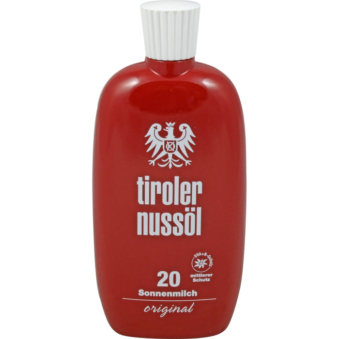 Tiroler Nussöl original Sonnenmilch wasserfest LSF 20, 150 ml Cream