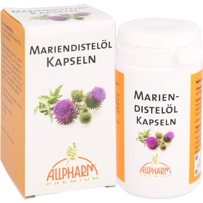 ALLPHARM Mariendistelöl 500 mg Kapseln, 60 pc Capsules