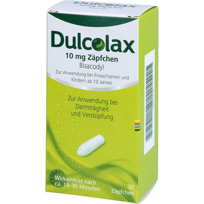 Dulcolax Zäpfchen Reimport EurimPharm, 30 St. Zäpfchen