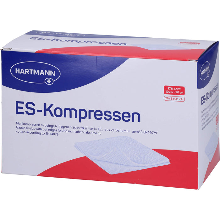 ES-Kompressen steril 10x20cm Großpackung 12fach, 20X5 St KOM