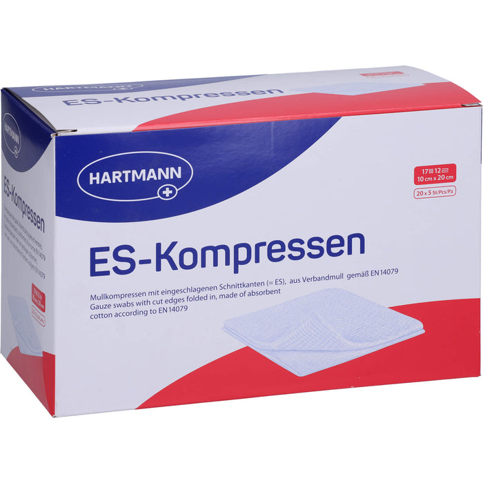 ES-Kompressen steril 10x20cm Großpackung 12fach, 20X5 St KOM