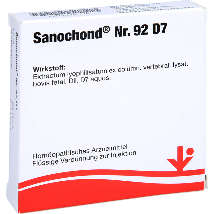 Sanochond Nr. 92 D7 Amp., 5X2 ml AMP