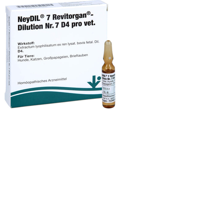 NeyDIL 7 Revitorgan Dilution Nr. 7 D4 pro vet., 5 St. Ampullen