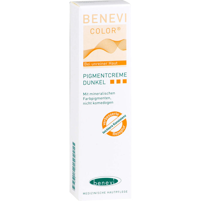 Benevi Color Pigmentcreme dunkel hautverträgliche Abdeckung, 20 ml Creme