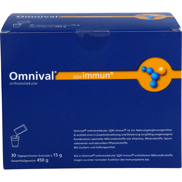 OMNIVAL orthomolekular 2OH immun 7 TP Granulat, 30 pcs. Sachets