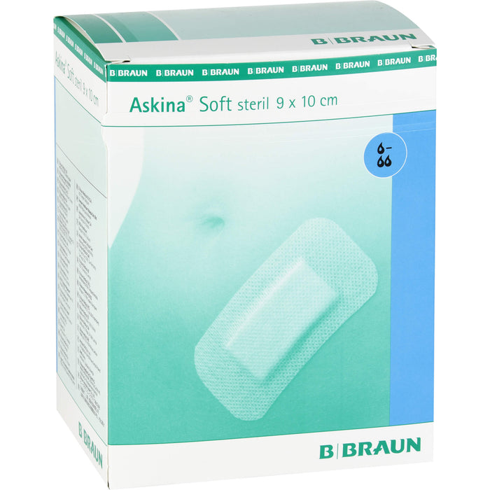 ASKINA SOFT STERIL 9X10CM HYPOALLERGENER WUNDVERBA, 50 St VER