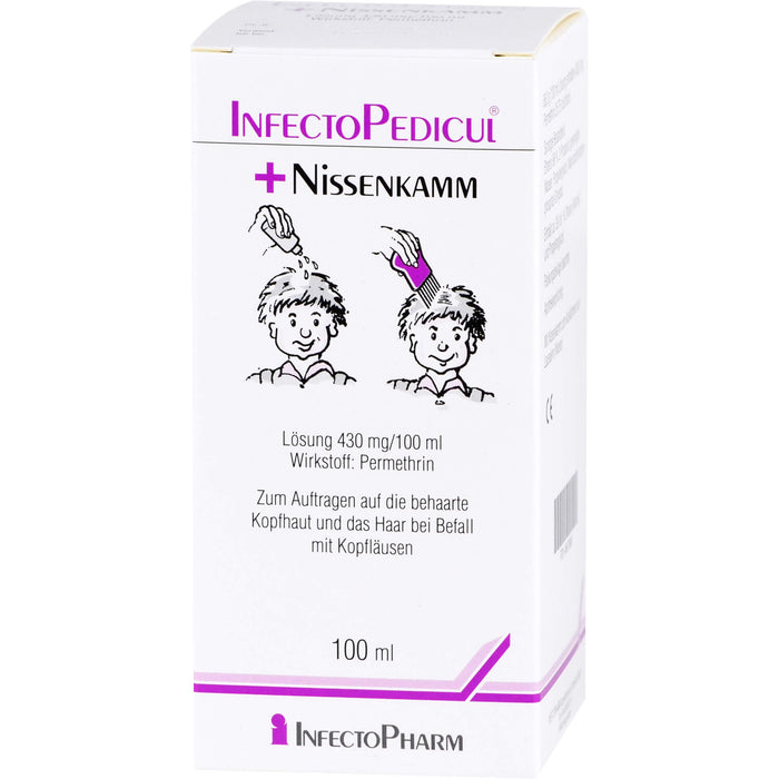 INFECTOPEDICUL Lösung + Nissenkamm bei Kopfläusen, 100 ml Lösung