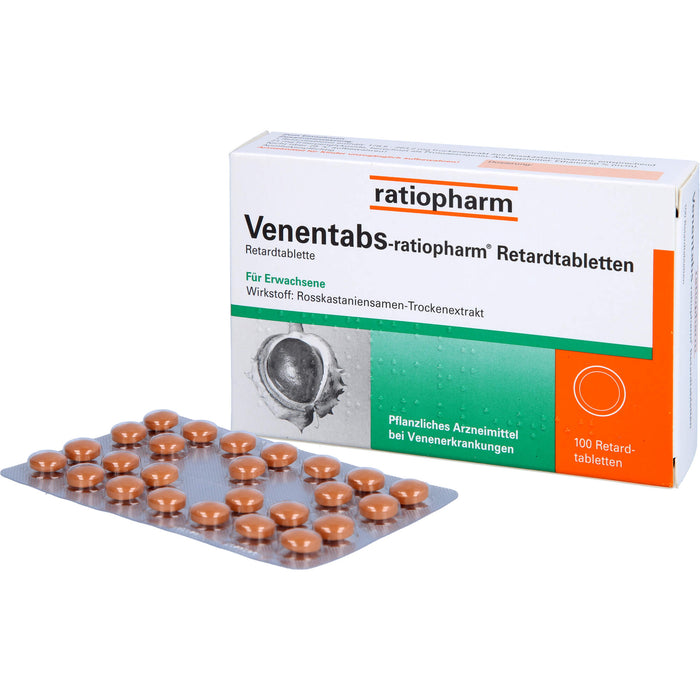 Venentabs-ratiopharm Retardtabletten, 100 pc Tablettes