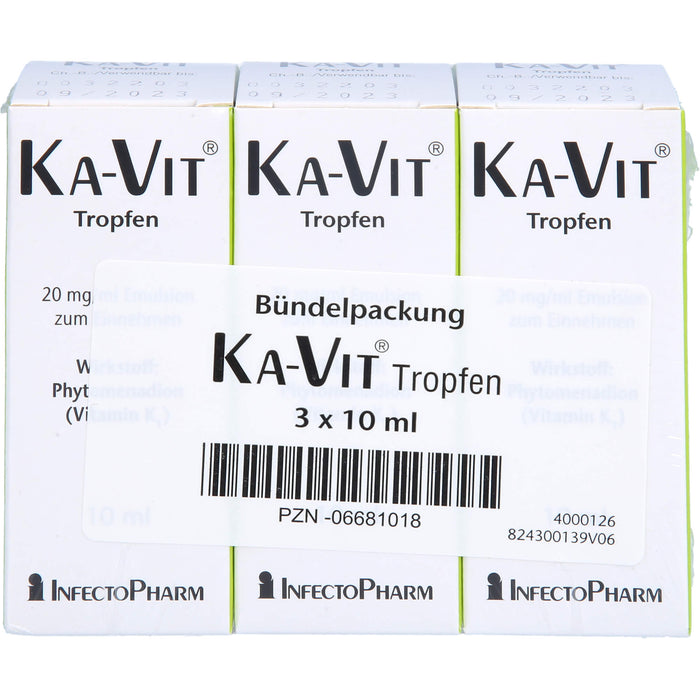 KA-VIT Tropfen, 20 mg/ml Emulsion zum Einnehmen, 3X10 ml TEI