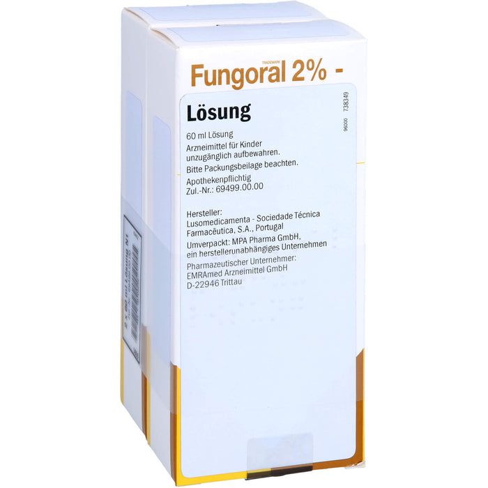 Fungoral 2% Lösung Reimport EMRAmed, 120 ml Lösung