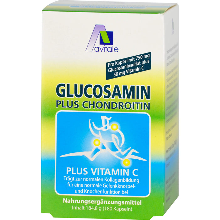 Glucosamin 750mg plus Chondroitin 100mg Kapseln, 180 St KAP