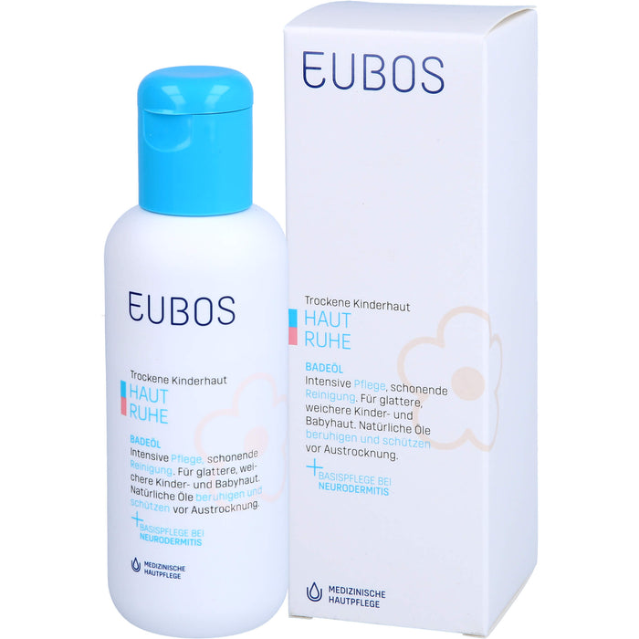 EUBOS Kinder Haut Ruhe Badeöl, 125 ml Oil