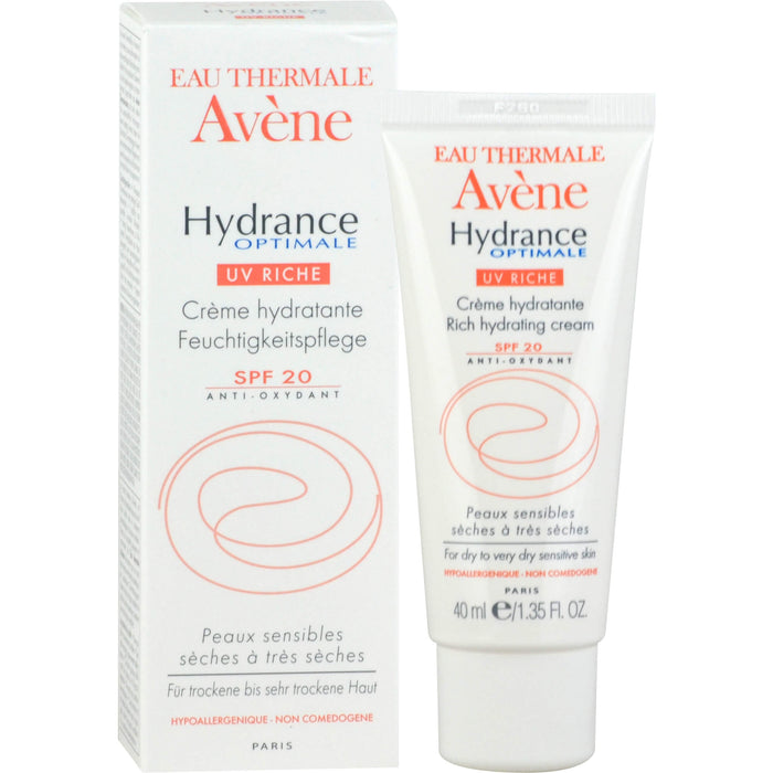 Avène Hydrance Optimale reichhaltig UV, 40 ml Creme