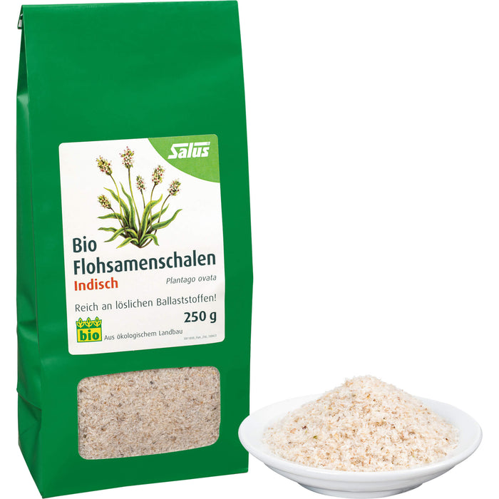 Flohsamenschalen indisch bio Plantago ovata Salus, 250 g