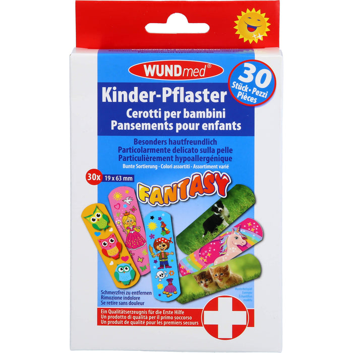 WUNDmed Kinder-Pflaster Fantasy, 30 St. Pflaster