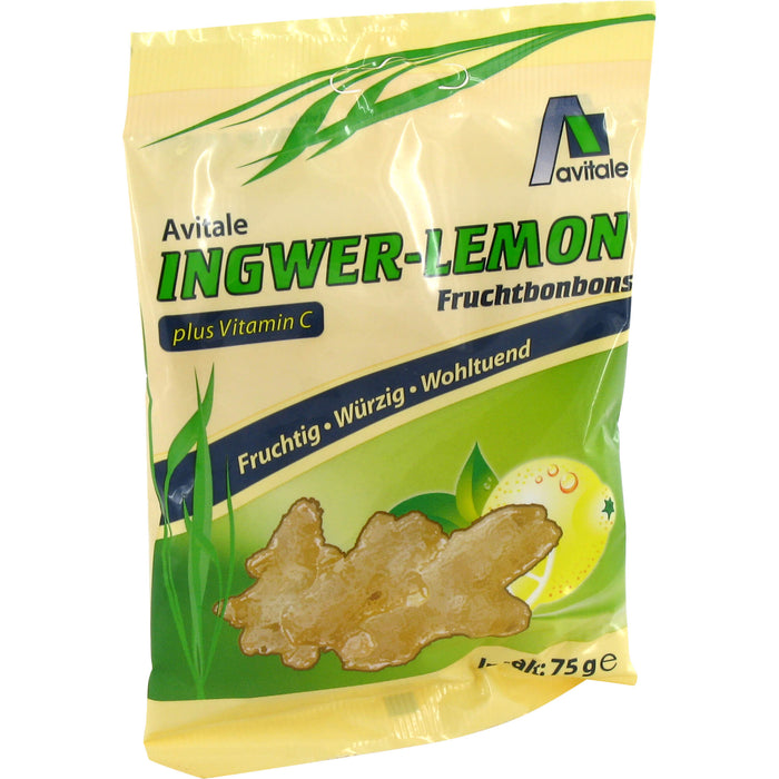 Avitale Ingwer-Lemon Fruchtbonbons, 75 g Candies