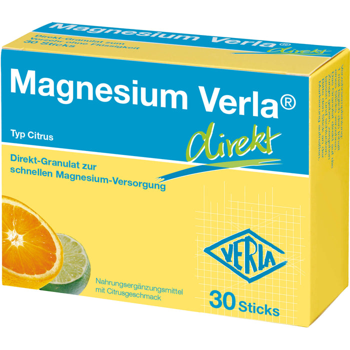 Magnesium Verla direkt Typ Citrus Sticks, 30 pcs. Sachets