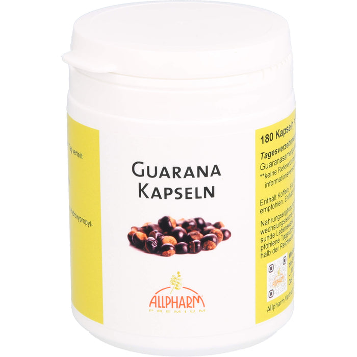 Allpharm Guarana Kapseln, 180 pcs. Capsules