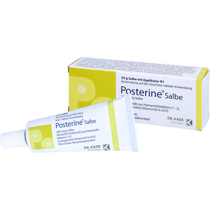 Posterine pflanzliches Hämorrhoidenmittel Salbe mit Applikator N1, 25 g Salbe