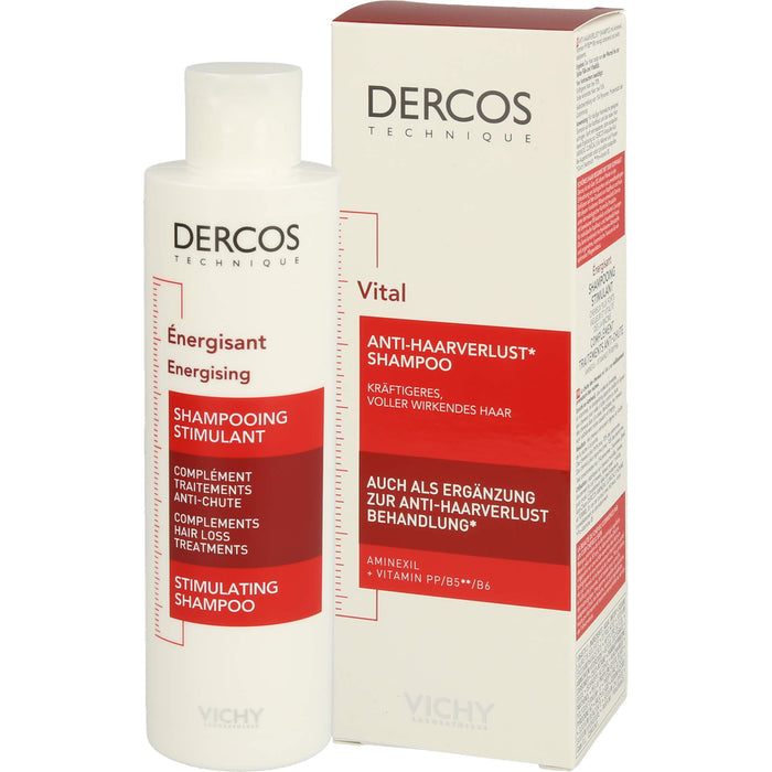 VICHY Dercos Vital bei Haarausfall Shampoo, 200 ml Shampoo