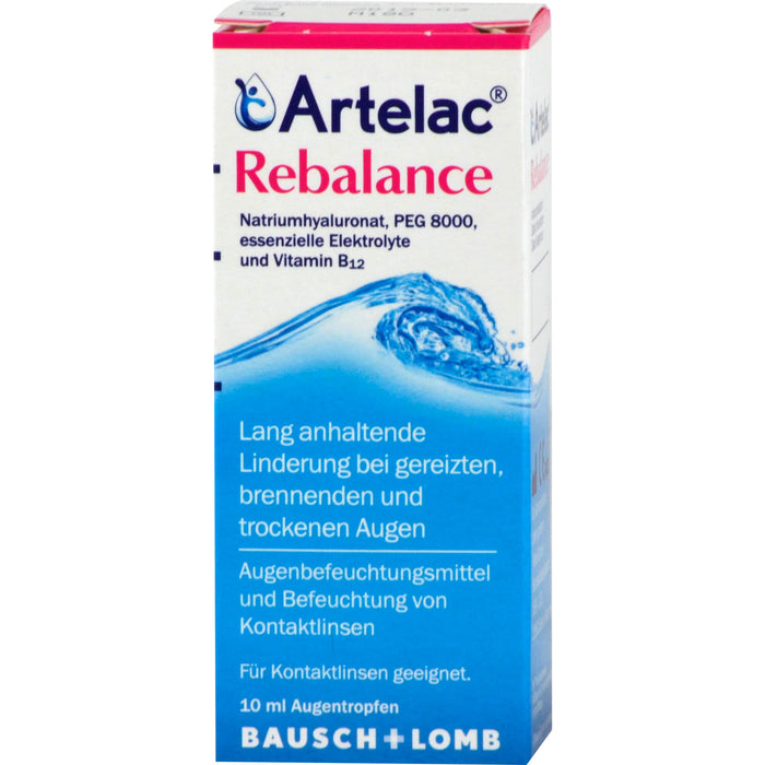 Artelac Rebalance Augentropfen Tropfflasche, 10 ml Solution