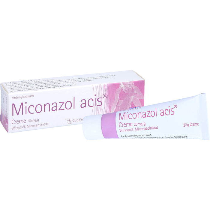 Miconazol acis Creme Antimykotikum, 20 g Crème