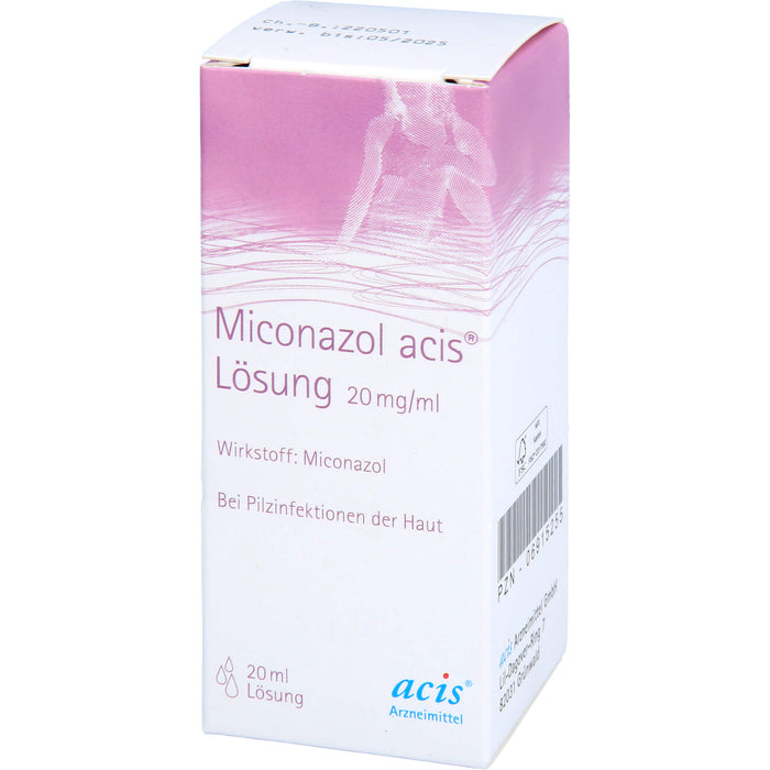 Miconazol acis Lösung, 20 mg/ml Lösung zur Anwendung auf der Haut, 20 ml Lösung