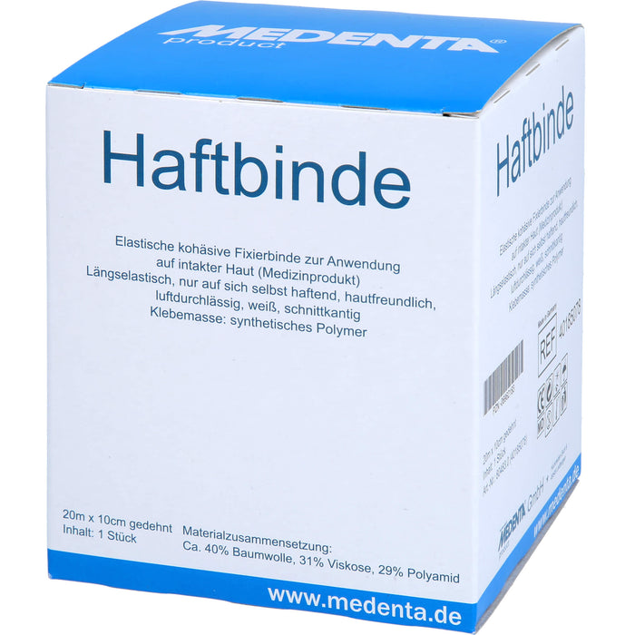 MEDENTA Haftbinde elastisch 10 cm x 20 m, 1 pcs. Bandage