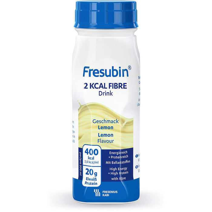 Fresubin 2 kcal Fibre Drink Lemon Trinknahrung, 800 ml Solution