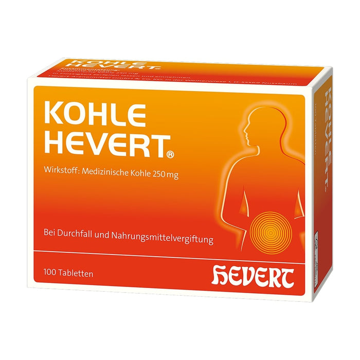 Kohle Hevert Tabletten, 100 pcs. Tablets