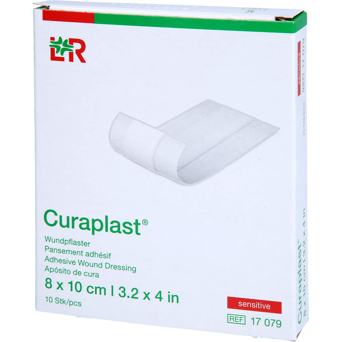 Curaplast sensitive Wundschnellverband 8 cm x 10 cm, 10 pc Pansement