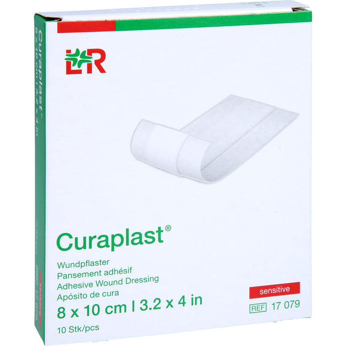 Curaplast sensitive Wundschnellverband 8 cm x 10 cm, 10 pc Pansement