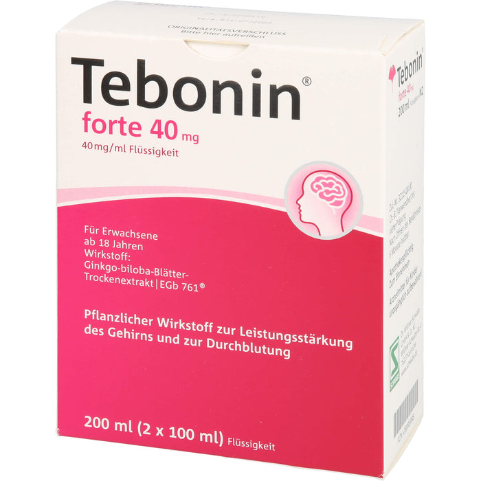 Tebonin forte 40 mg Lösung, 2X100 ml FLU