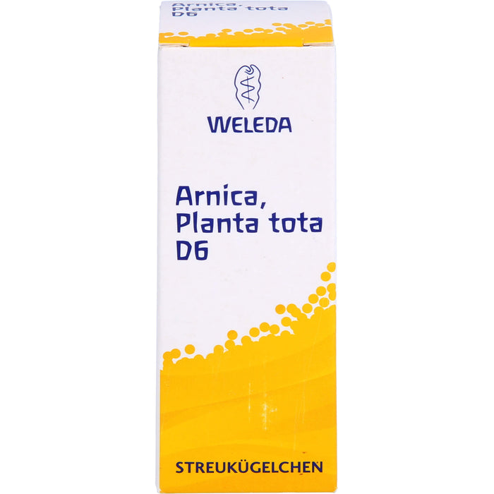 Arnica planta tota D6 Weleda Globuli, 10 g GLO