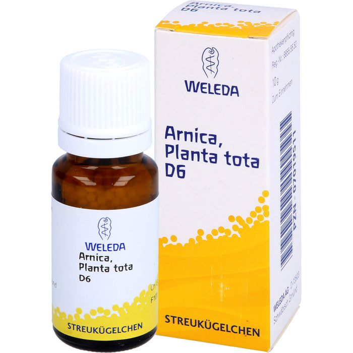 Arnica planta tota D6 Weleda Globuli, 10 g GLO