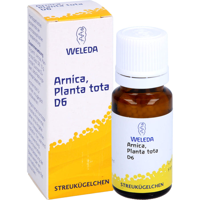 Arnica planta tota D6 Weleda Globuli, 10 g GLO