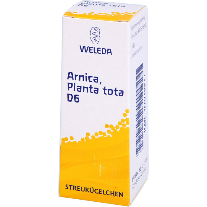 Arnica planta tota D6 Weleda Globuli, 10 g GLO